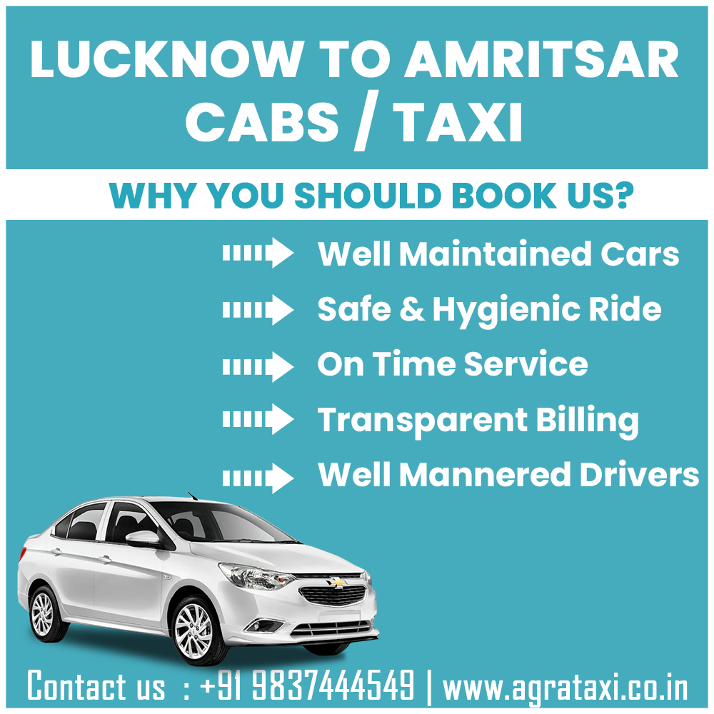 Lucknow_to_Amritsar_taxi_hire